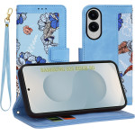 Techsuit - FlipCraft - Samsung Galaxy S25 Edge - Vibrant Blue