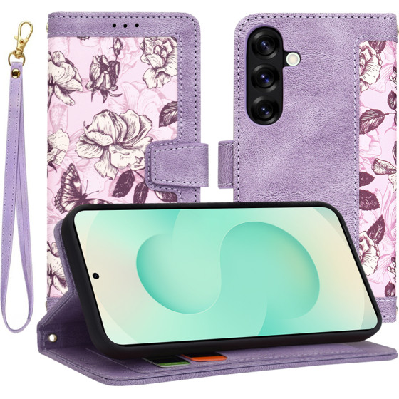 Techsuit - FlipCraft - Samsung Galaxy S25 Plus - Mysterious Purple