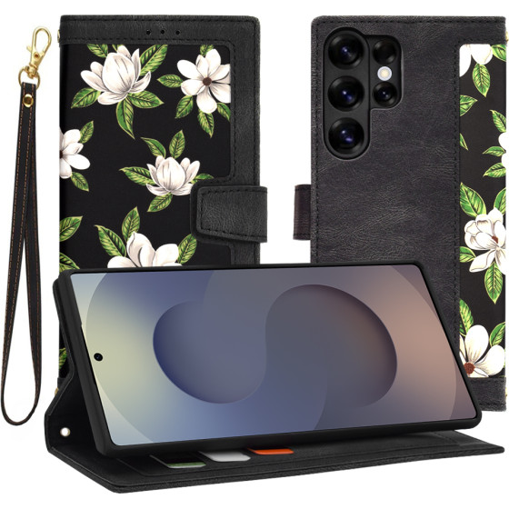 Techsuit - FlipCraft - Samsung Galaxy S25 Ultra - Flowers of the Dawn