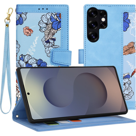 Techsuit - FlipCraft - Samsung Galaxy S25 Ultra - Vibrant Blue