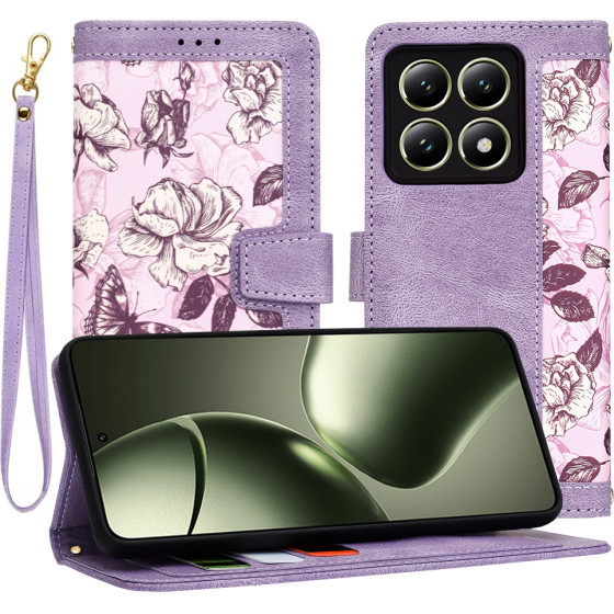 Techsuit - FlipCraft - Xiaomi 14T - Mysterious Purple