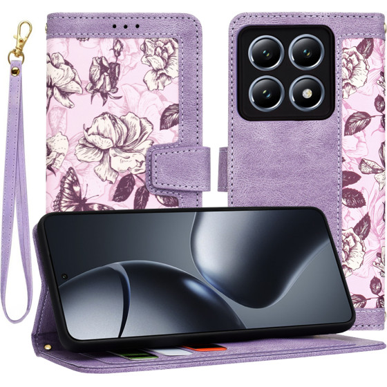 Techsuit - FlipCraft - Xiaomi 14T Pro - Mysterious Purple