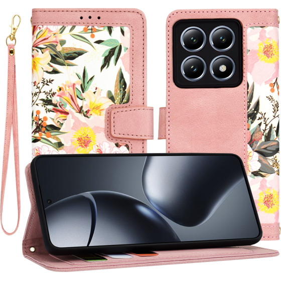 Techsuit - FlipCraft - Xiaomi 14T Pro - Sweetheart Pink