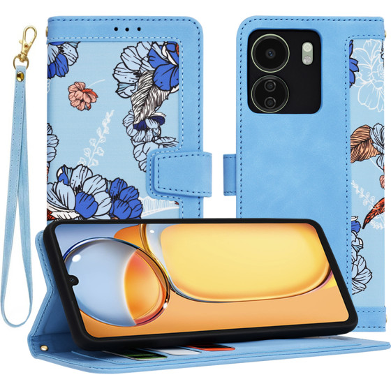 Techsuit - FlipCraft - Xiaomi Redmi 13C 4G / Poco C65 - Vibrant Blue