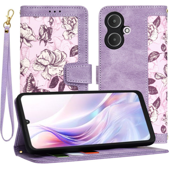 Techsuit - FlipCraft - Xiaomi Redmi 13C 5G - Mysterious Purple