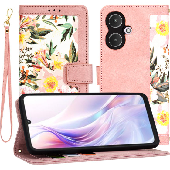 Techsuit - FlipCraft - Xiaomi Redmi 13C 5G - Sweetheart Pink