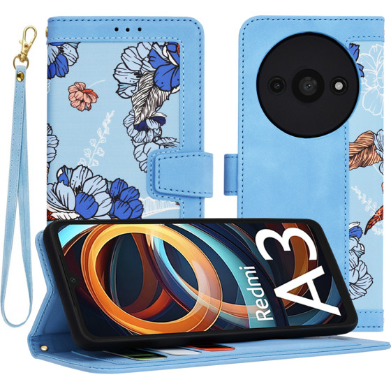 Techsuit - FlipCraft - Xiaomi Redmi A3 / Redmi A3x - Vibrant Blue