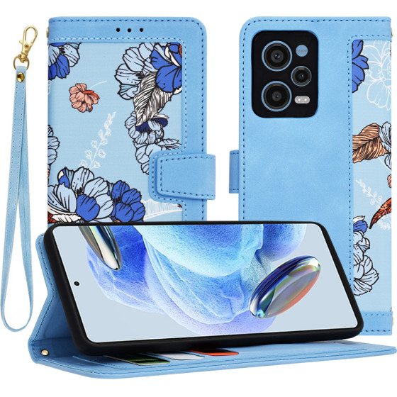 Techsuit - FlipCraft - Xiaomi Redmi Note 12 Pro 5G - Vibrant Blue