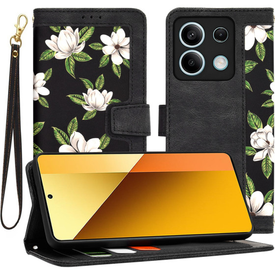 Techsuit - FlipCraft - Xiaomi Redmi Note 13 5G - Flowers of the Dawn