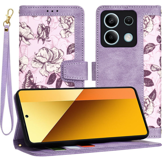 Techsuit - FlipCraft - Xiaomi Redmi Note 13 5G - Mysterious Purple