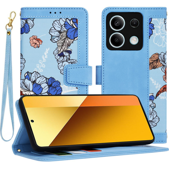 Techsuit - FlipCraft - Xiaomi Redmi Note 13 5G - Vibrant Blue