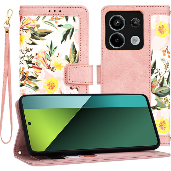 Techsuit - FlipCraft - Xiaomi Redmi Note 13 Pro 5G / Poco X6 - Sweetheart Pink