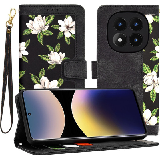 Techsuit - FlipCraft - Xiaomi Redmi Note 14 Pro 4G / Poco F7 - Flowers of the Dawn