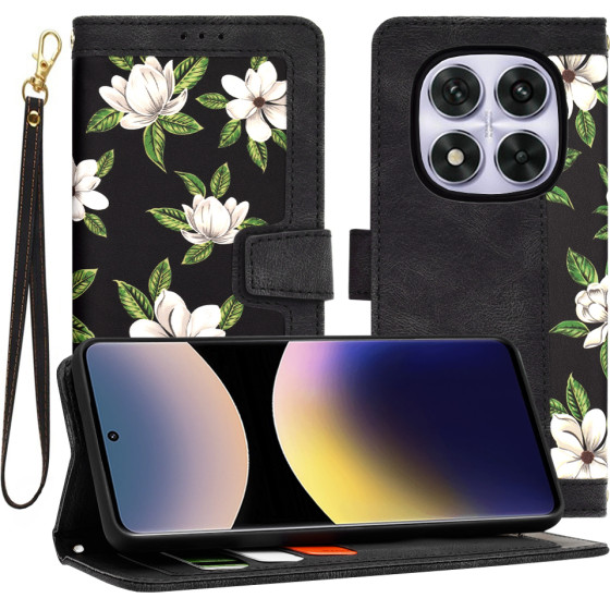 Techsuit - FlipCraft - Xiaomi Redmi Note 14 Pro 5G / Poco X7 - Flowers of the Dawn