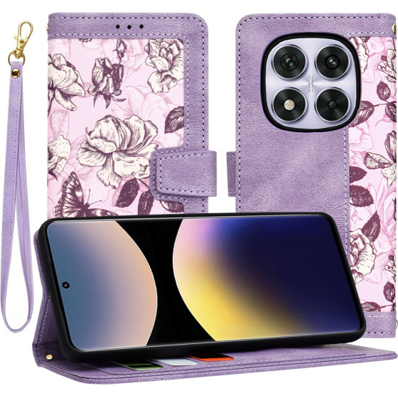Techsuit - FlipCraft - Xiaomi Redmi Note 14 Pro 5G / Poco X7 - Mysterious Purple