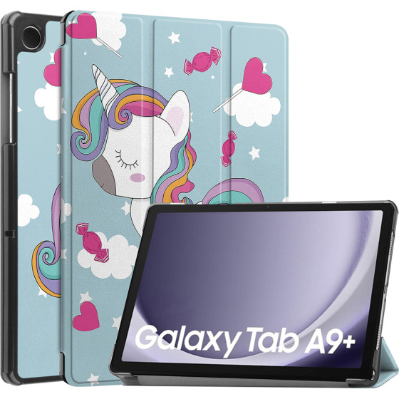 Techsuit - FoldPro - Samsung Galaxy Tab A9 Plus - Unicorn