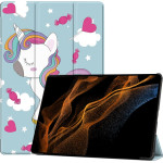 Techsuit - FoldPro - Samsung Galaxy Tab S8 Ultra / S9 Ultra / S10 Ultra - Unicorn