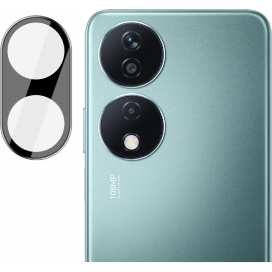 Techsuit - Full Camera Glass - Honor X7b / X7b 5G / 90 SMART - Black