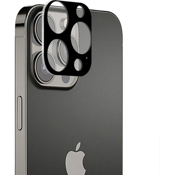 Techsuit - Full Camera Glass - iPhone 13 Pro / iPhone 13 Pro Max - Black