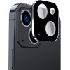 Techsuit - Full Camera Glass - iPhone 15 / iPhone 15 Plus - Black
