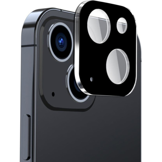 Techsuit - Full Camera Glass - iPhone 15 / iPhone 15 Plus - Black