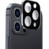 Techsuit - Full Camera Glass - iPhone 15 Pro / iPhone 15 Pro Max - Black