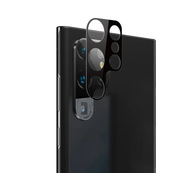 Techsuit - Full Camera Glass - Samsung Galaxy S23 Ultra - Black