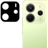 Techsuit - Full Camera Glass - Xiaomi Redmi Note 14 4G (163.25 x 76.55 x 8.16mm) - Black