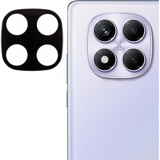 Techsuit - Full Camera Glass - Xiaomi Redmi Note 14 Pro 4G - Black