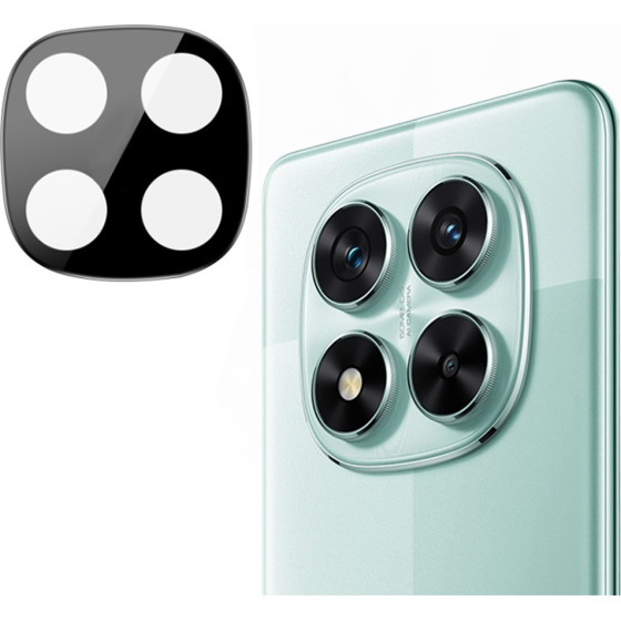 Techsuit - Full Camera Glass - Xiaomi Redmi Note 14 Pro 5G / Poco X7 - Black