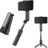 Techsuit - Gimbal Mini Selfie Stick (L09) - Bluetooth Remote Control, Stable Tripod Mount and Phone Stabilizer, 72cm - Black