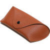 Techsuit - Glasses Case (ETPU2) - Eco Leather, 167 x 70 x 40mm - Brown