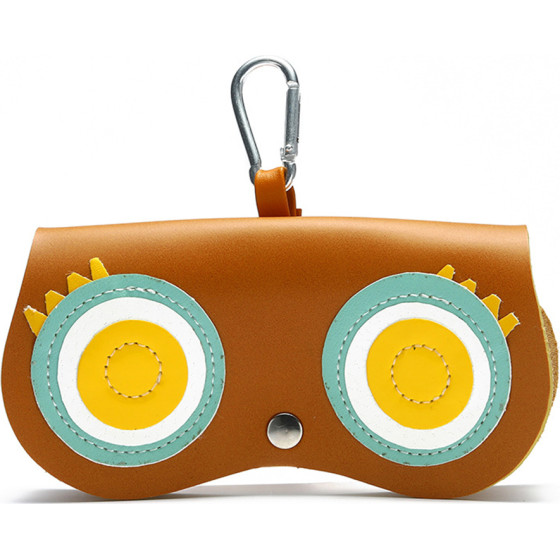 Techsuit - Glasses Case - Modern Design, 174 x 76mm - Brown - (ETFA4)
