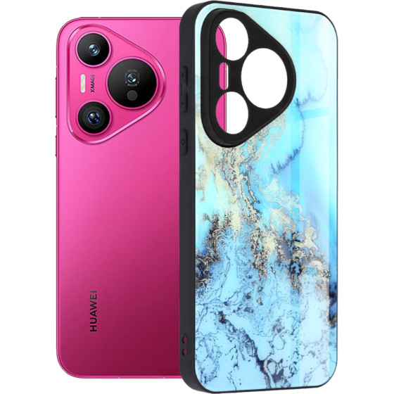 Techsuit - Glaze Series - Huawei Pura 70 - Blue Ocean