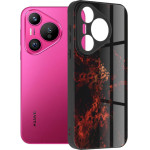 Techsuit - Glaze Series - Huawei Pura 70 - Red Nebula