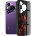 Techsuit - Glaze Series - Huawei Pura 70 Pro - Red Nebula