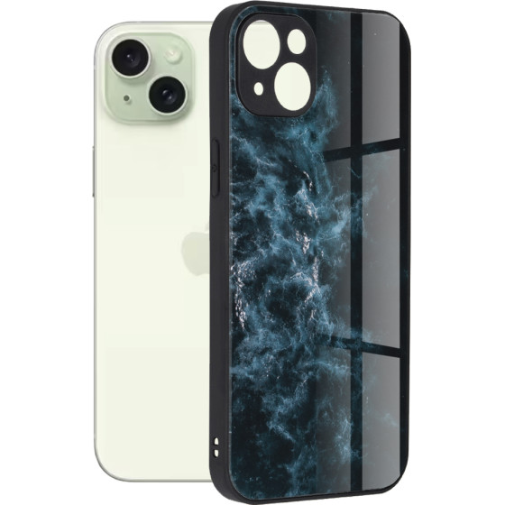 Techsuit - Glaze Series - iPhone 15 Plus - Blue Nebula