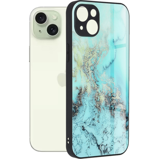Techsuit - Glaze Series - iPhone 15 Plus - Blue Ocean