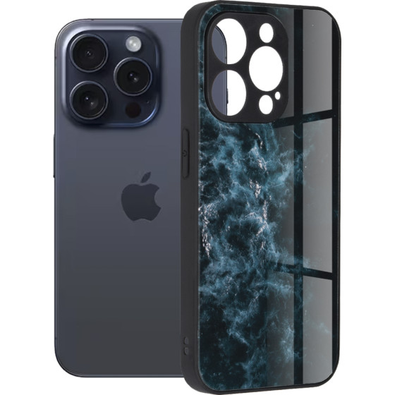 Techsuit - Glaze Series - iPhone 15 Pro - Blue Nebula