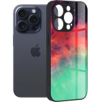 Techsuit - Glaze Series - iPhone 15 Pro - Fiery Ocean