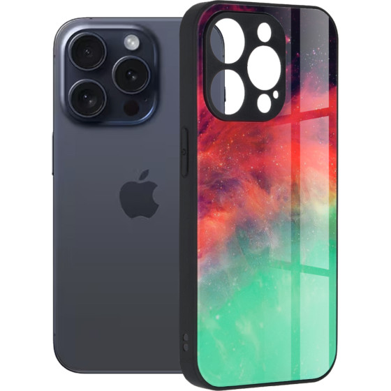 Techsuit - Glaze Series - iPhone 15 Pro - Fiery Ocean