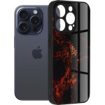Techsuit - Glaze Series - iPhone 15 Pro - Red Nebula