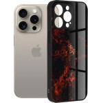 Techsuit - Glaze Series - iPhone 15 Pro Max - Red Nebula