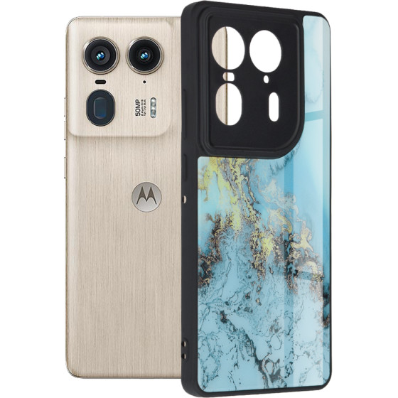 Techsuit - Glaze Series - Motorola Edge 50 Ultra - Blue Ocean
