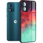Techsuit - Glaze Series - Motorola Moto E13 - Fiery Ocean