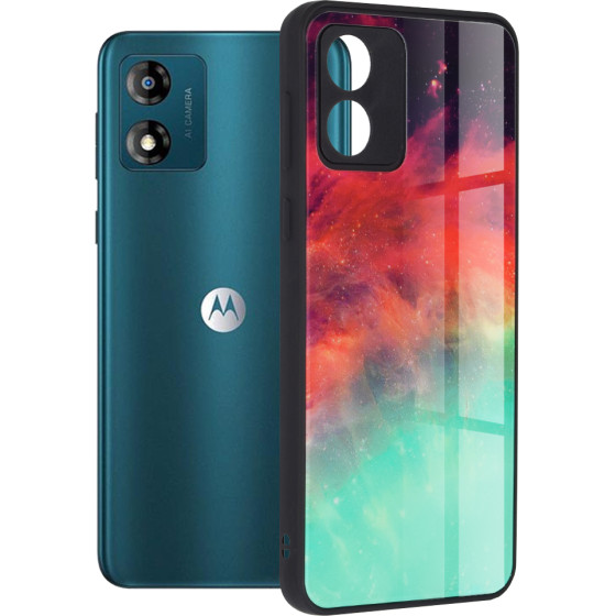 Techsuit - Glaze Series - Motorola Moto E13 - Fiery Ocean