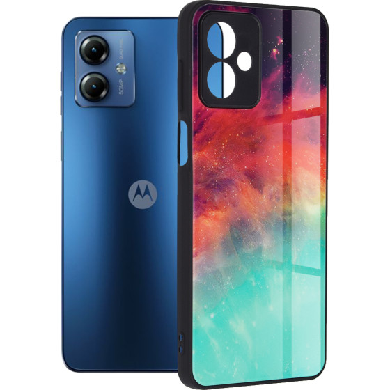 Techsuit - Glaze Series - Motorola Moto G14 - Fiery Ocean