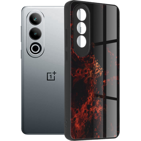 Techsuit - Glaze Series - OnePlus Nord CE4 - Red Nebula
