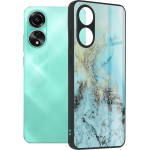 Techsuit - Glaze Series - Oppo A78 4G - Blue Ocean