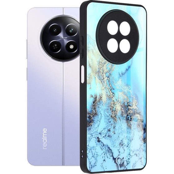 Techsuit - Glaze Series - Realme 12 / 12x - Blue Ocean